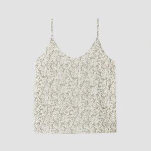 Everlane - The Slip Cami - Sage Mini Floral - Size Small